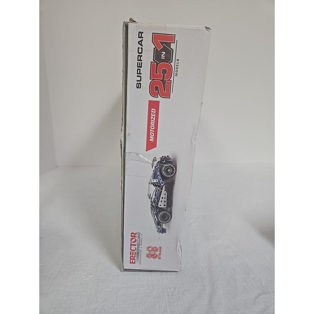 SUPERCAR ERECTOR Building SET Meccano 18211 Motorized 25 Models in 1 Spinmaster - Picture 5 of 14